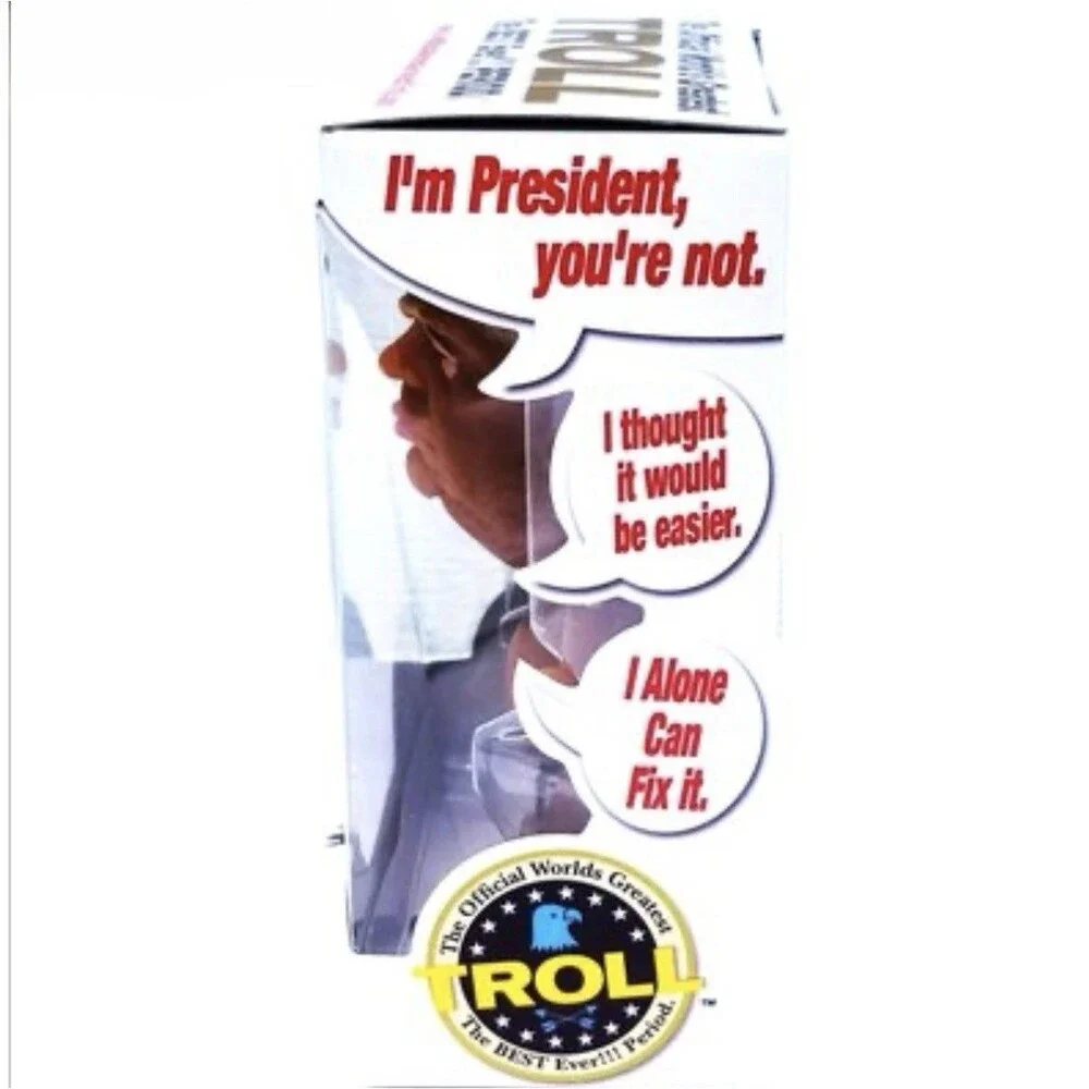 RARE World's Greatest Troll Donald Trump Doll - Chuck Williams Original New Mint
